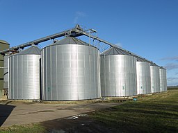 Michael Trolove / Grain Silos at Manor Farm Silos are the oldest storage vessel used by man.