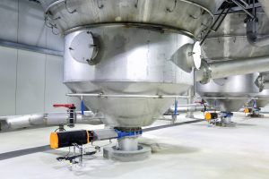 material bridging inside of hopper