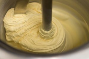 Close up on ice cream making tools